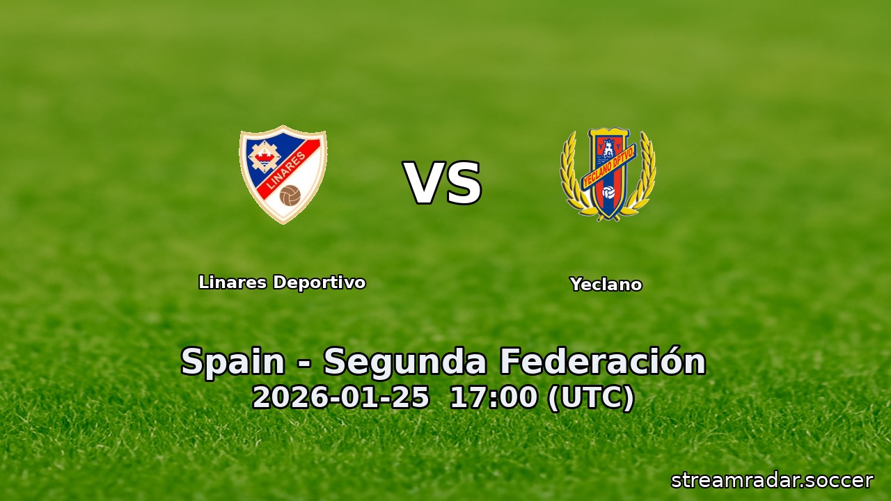 Linares Deportivo vs Yeclano