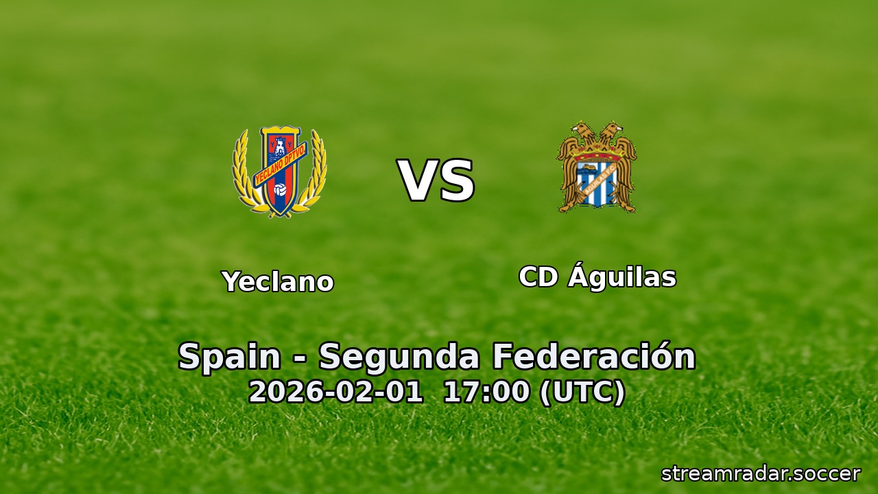 Yeclano vs CD Águilas