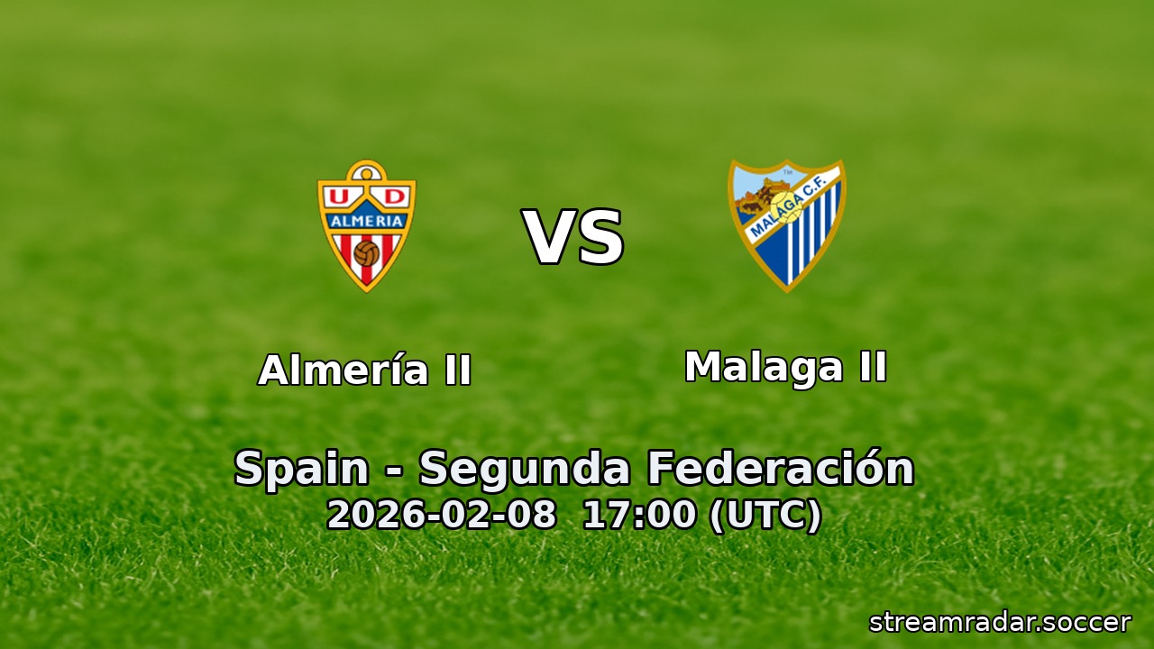 Almería II vs Malaga II
