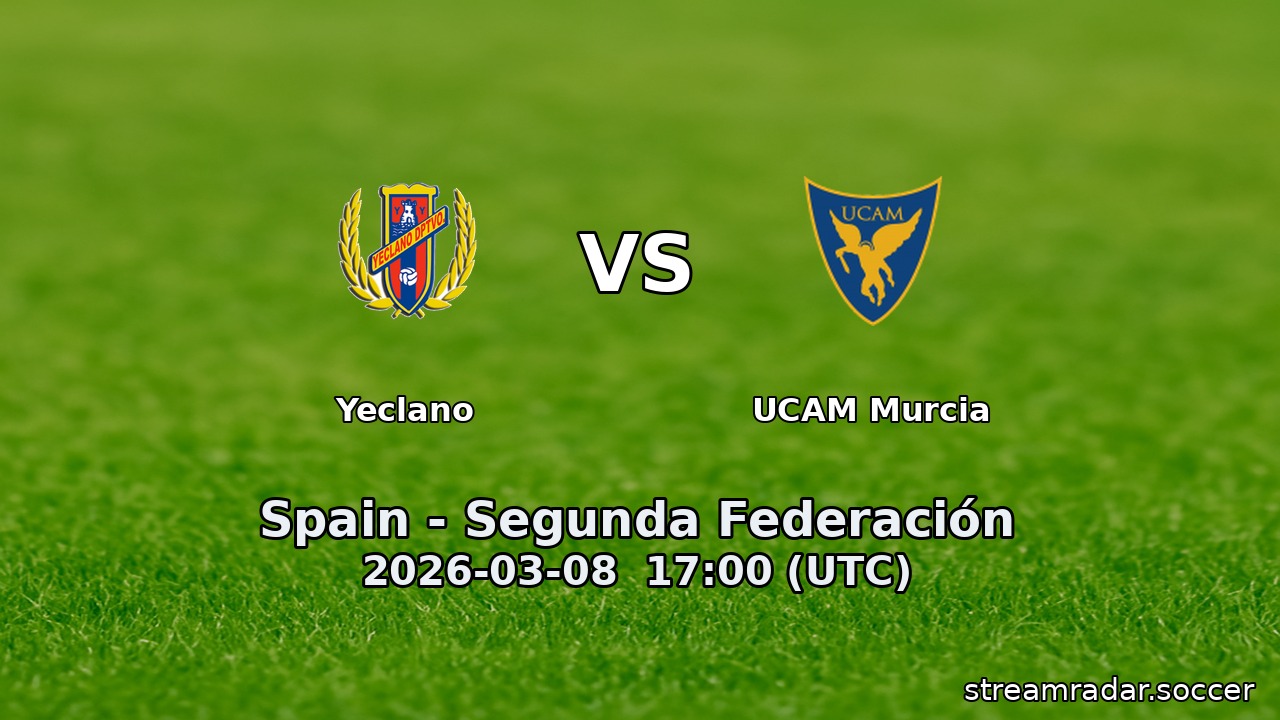 Yeclano vs UCAM Murcia