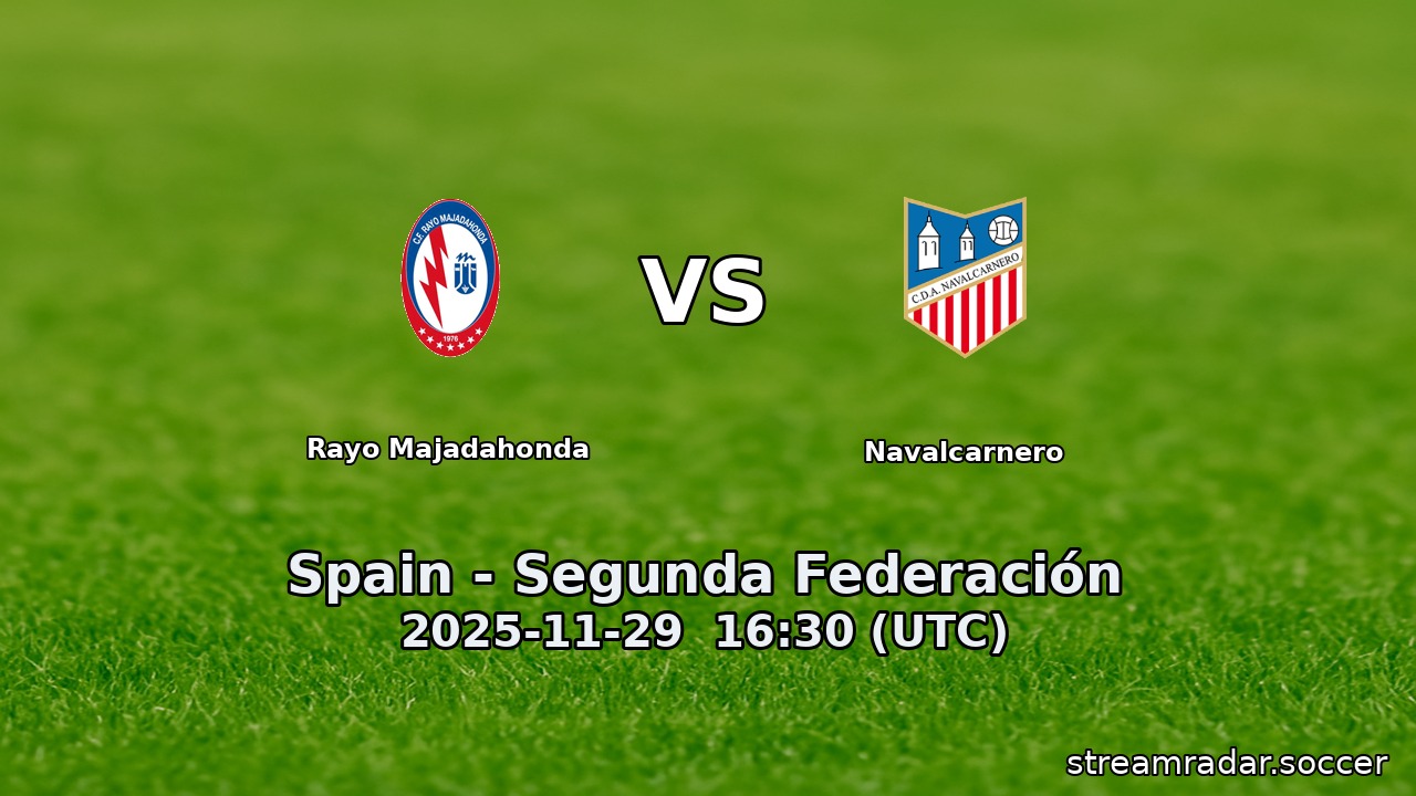 Rayo Majadahonda vs Navalcarnero