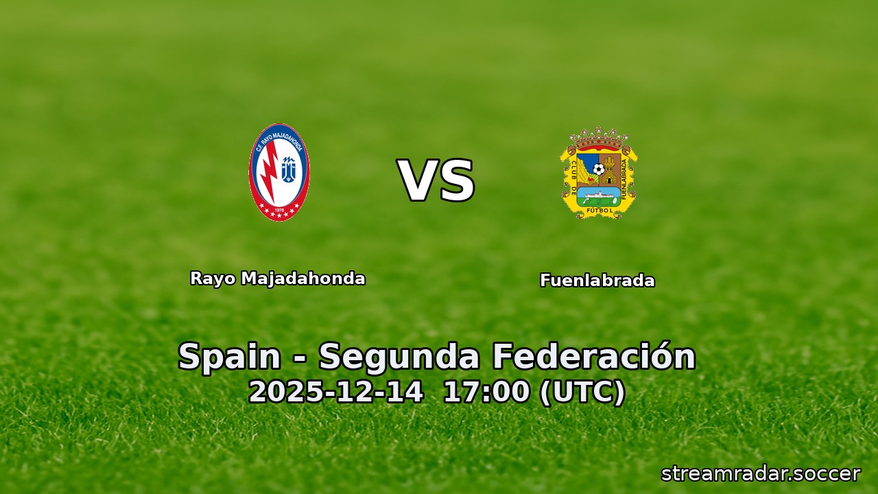 Rayo Majadahonda vs Fuenlabrada