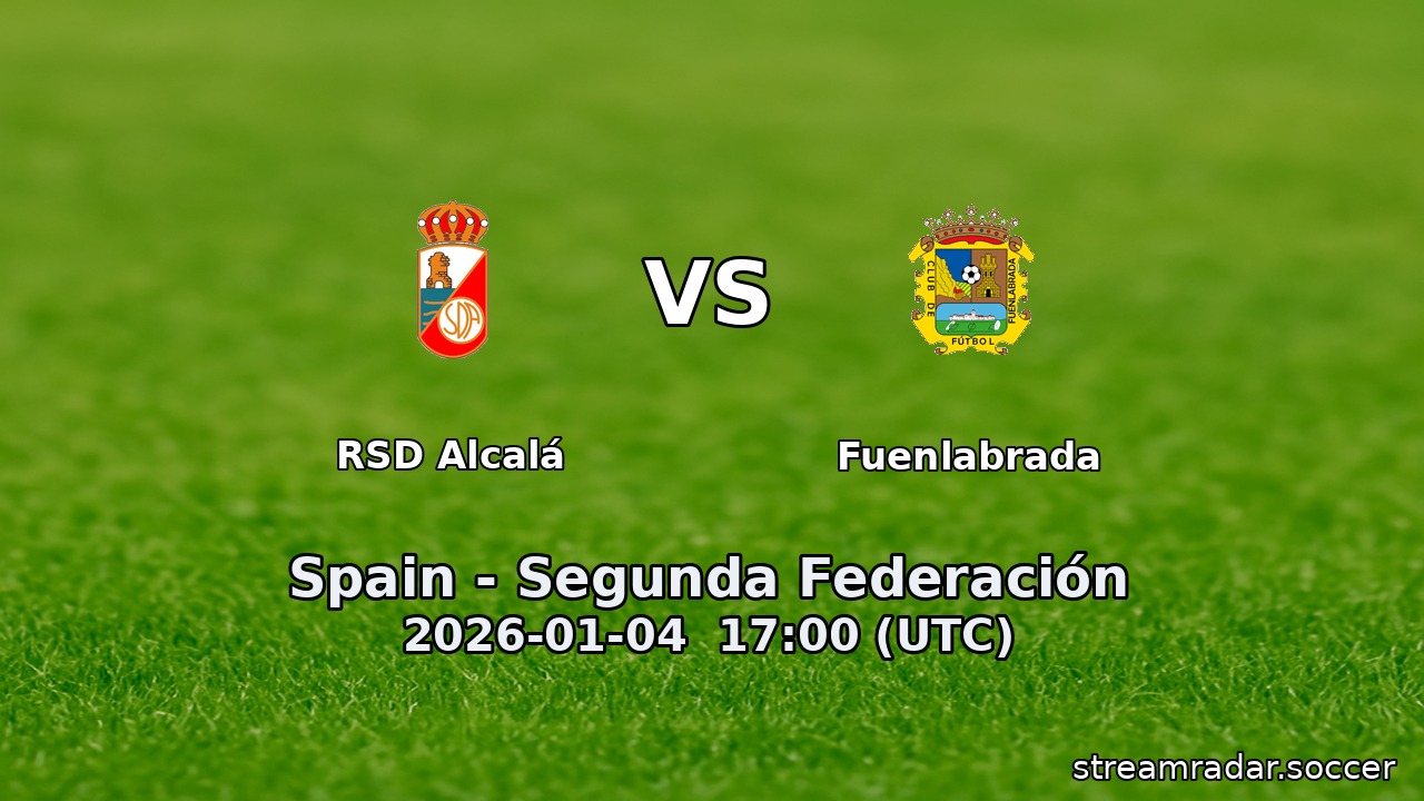 RSD Alcalá vs Fuenlabrada