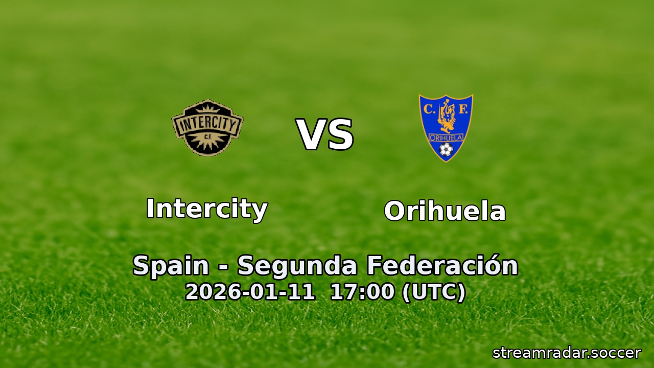 Intercity vs Orihuela