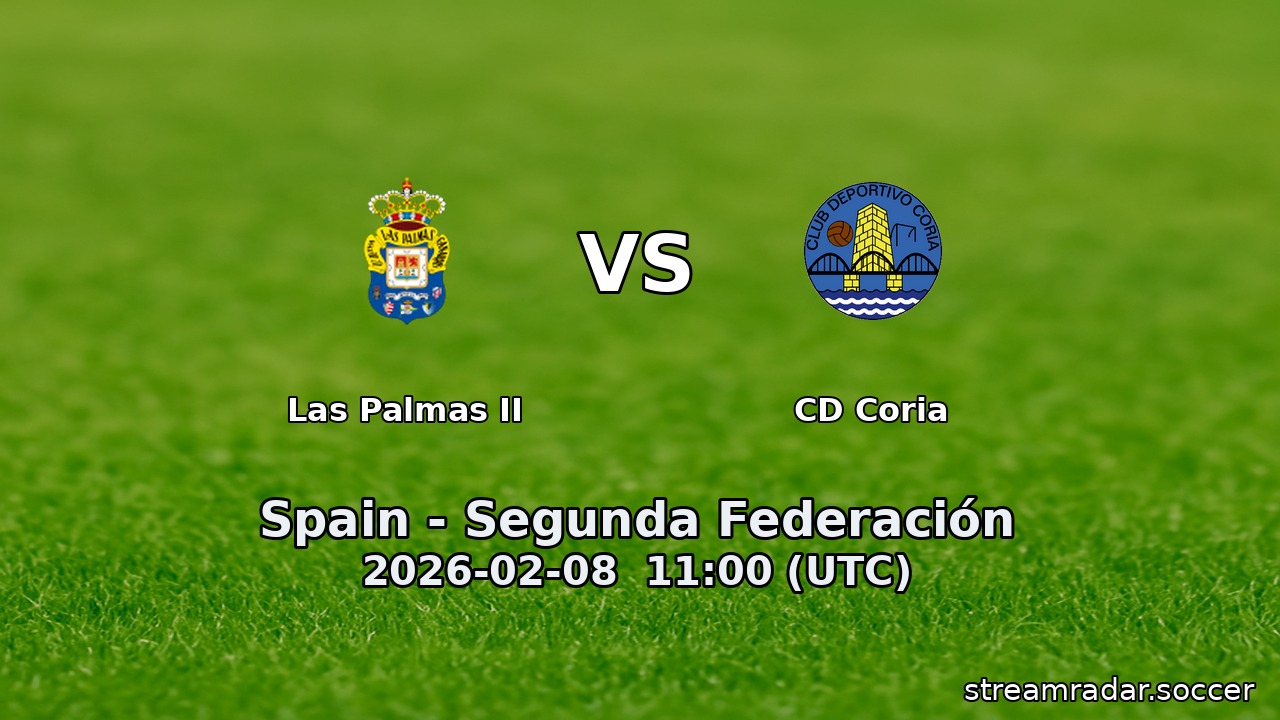 Las Palmas II vs CD Coria