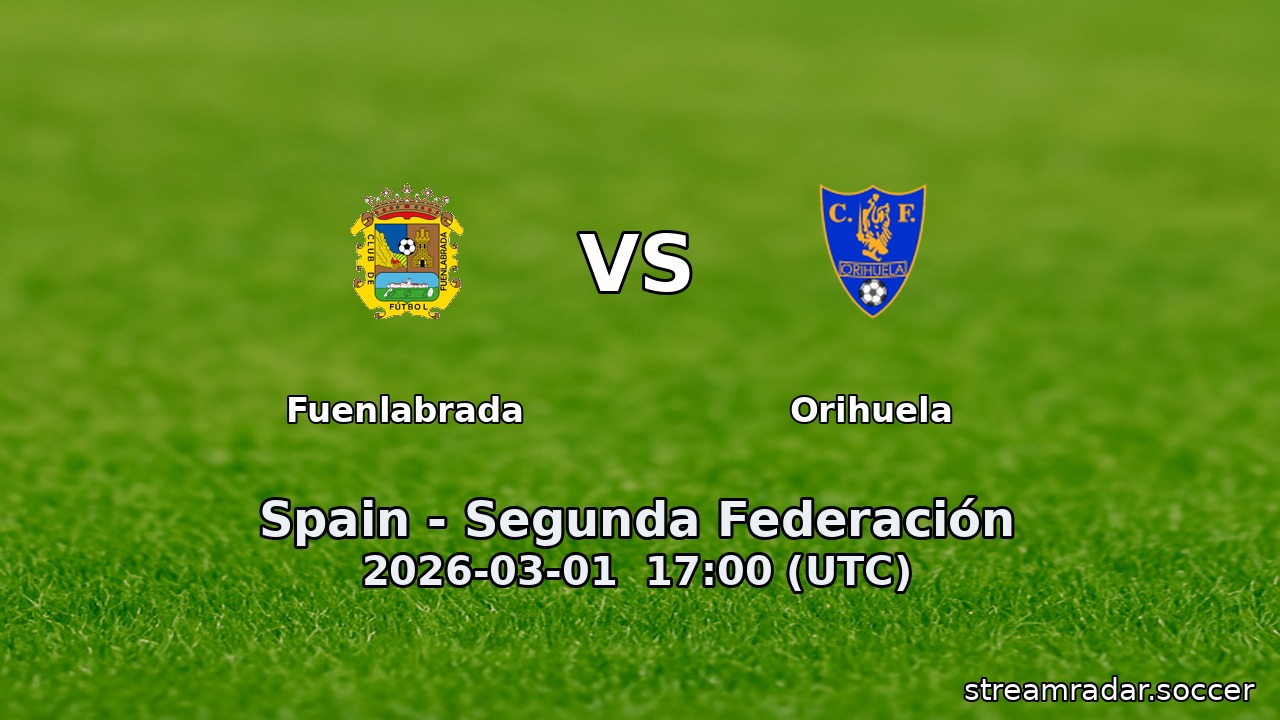 Fuenlabrada vs Orihuela