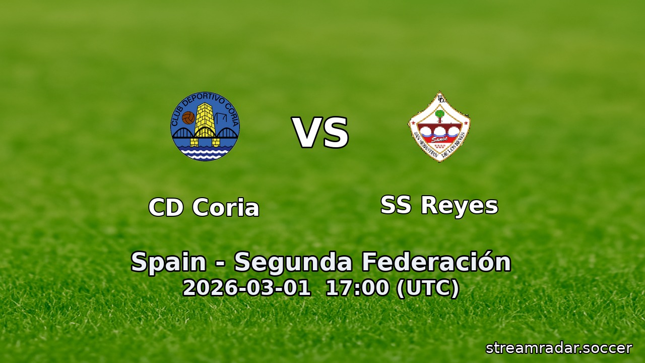 CD Coria vs SS Reyes
