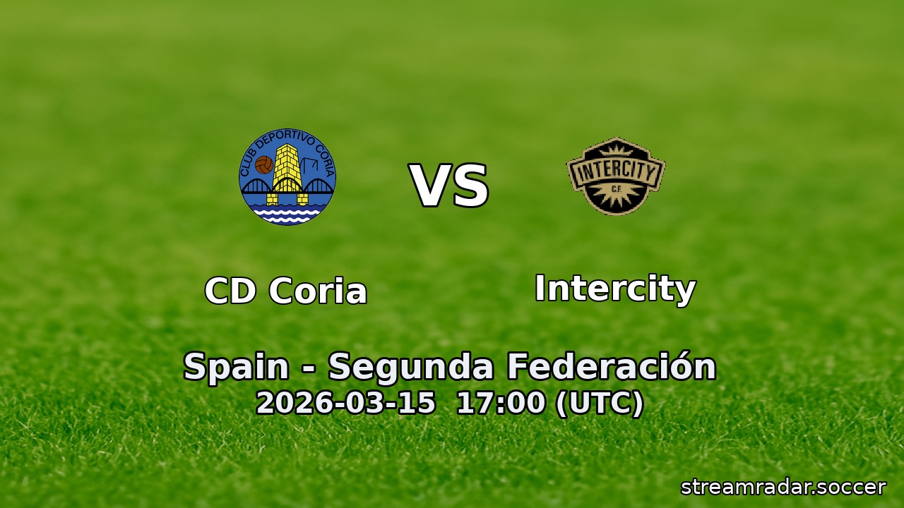 CD Coria vs Intercity