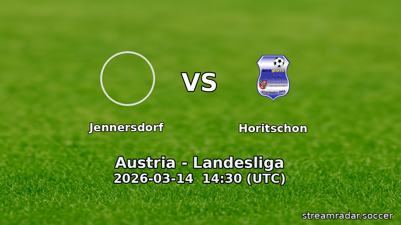 Jennersdorf vs Horitschon