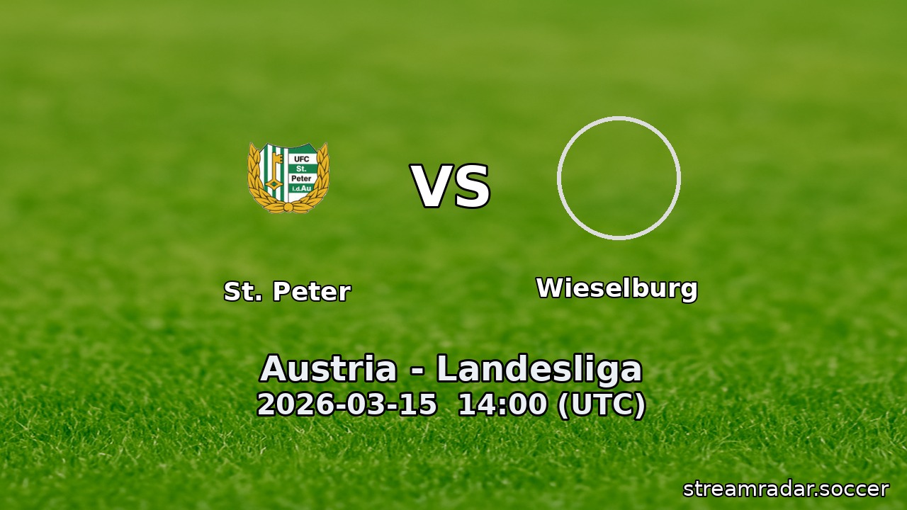 St. Peter vs Wieselburg