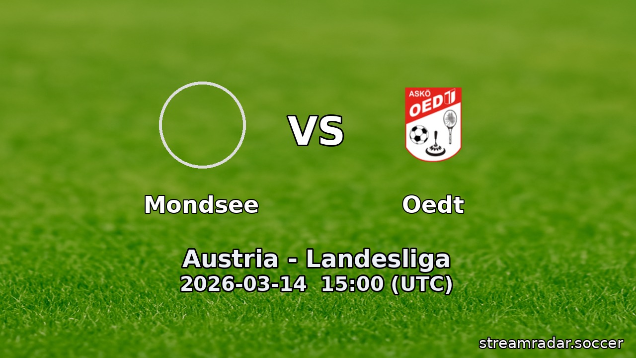 Mondsee vs Oedt