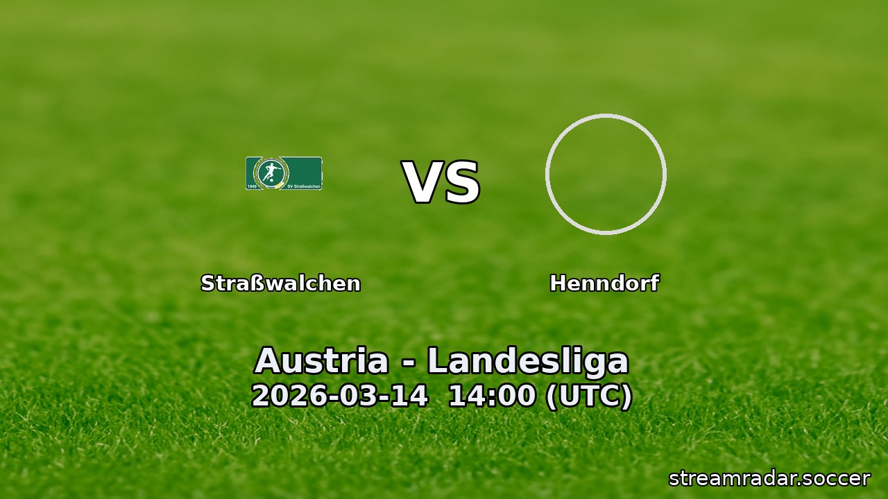 Straßwalchen vs Henndorf