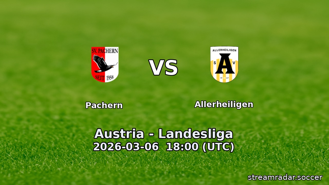 Pachern vs Allerheiligen