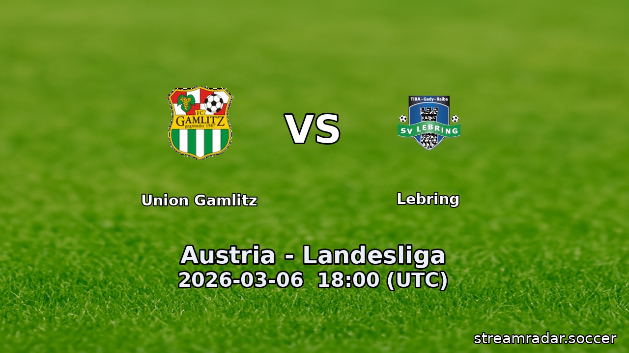 Union Gamlitz vs Lebring