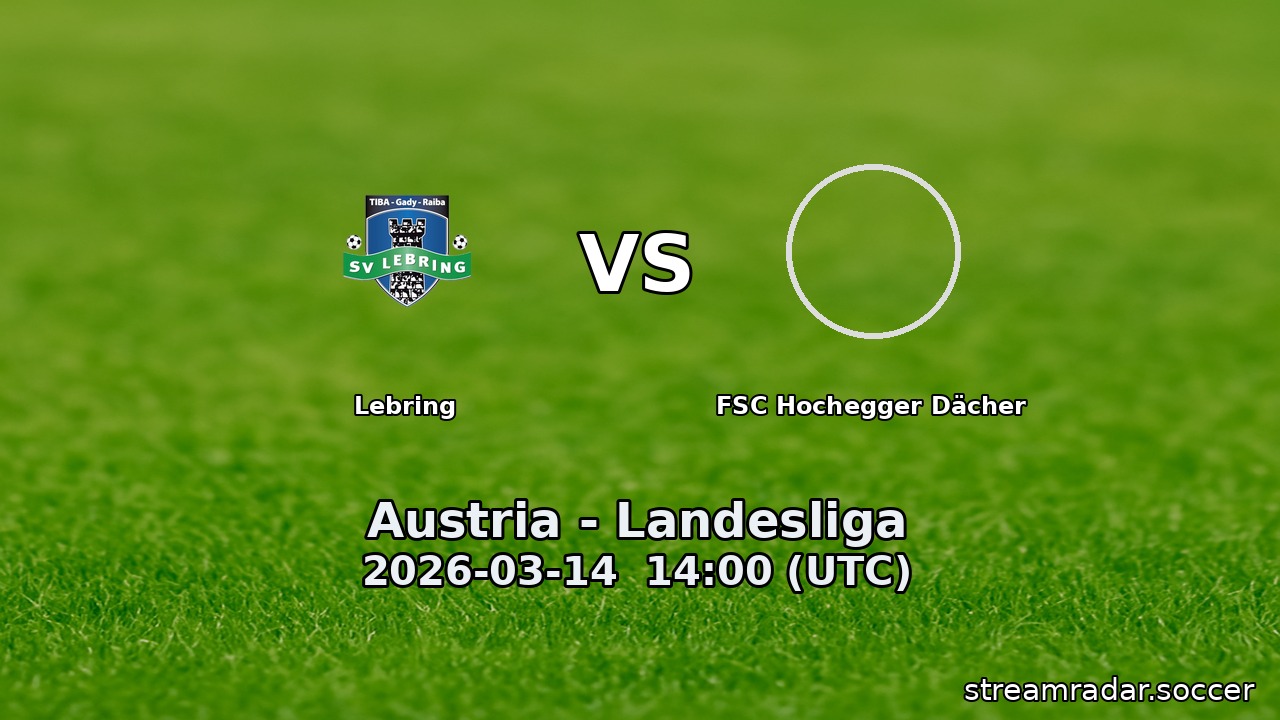 Lebring vs FSC Hochegger Dächer