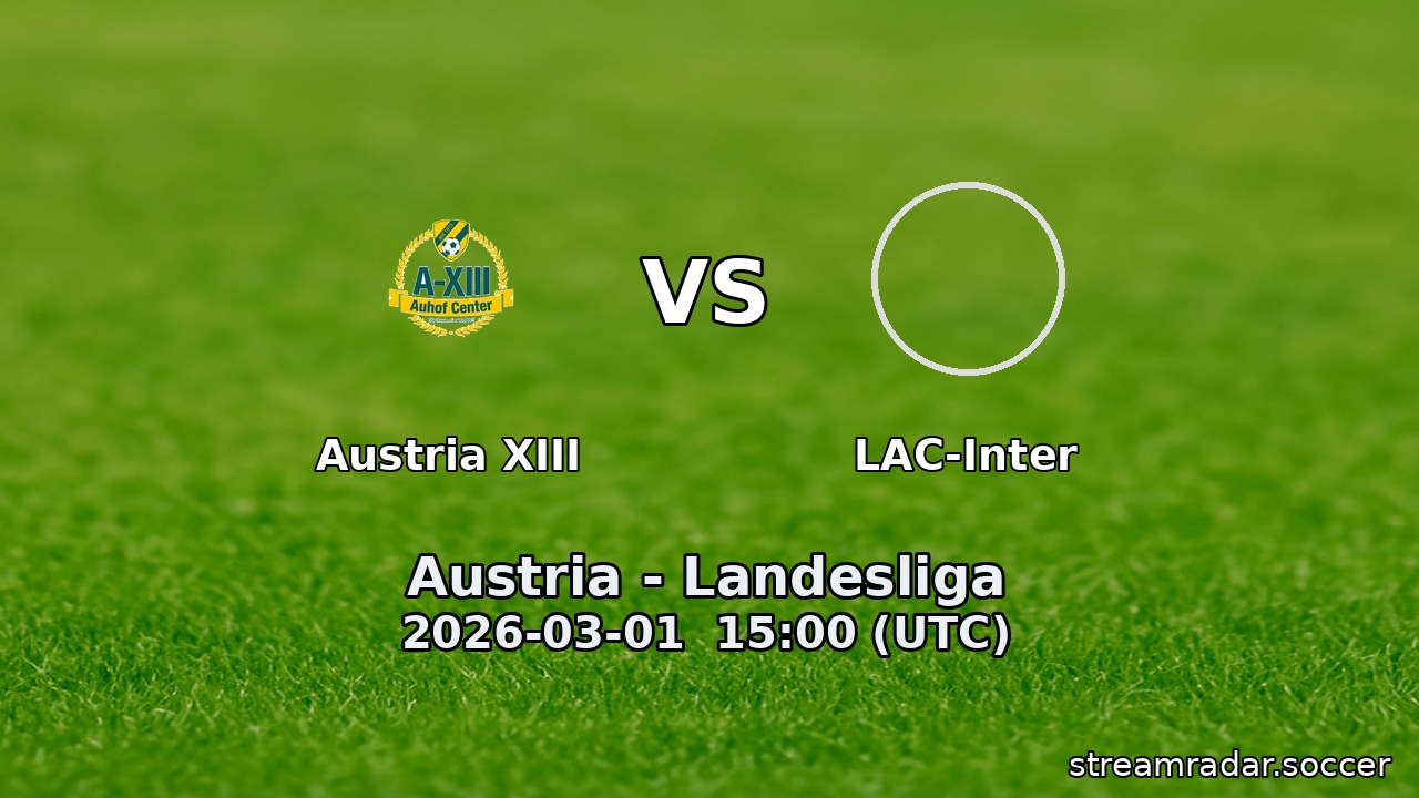 Austria XIII vs LAC-Inter