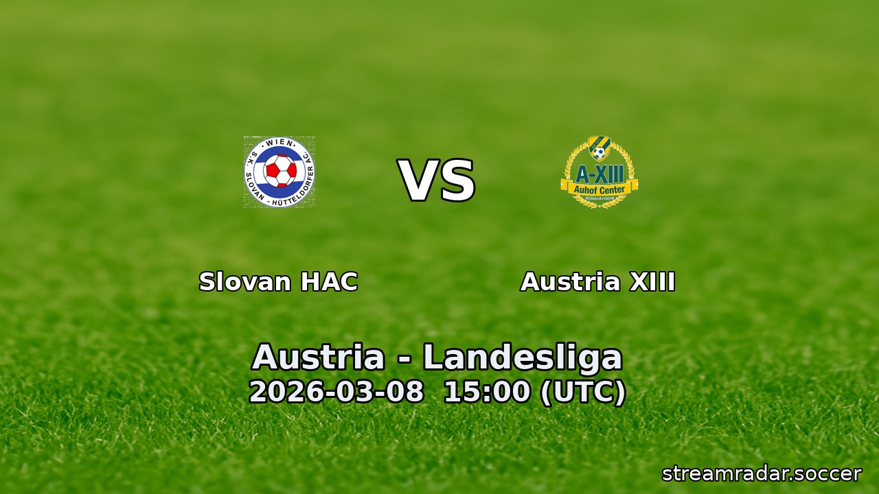 Slovan HAC vs Austria XIII