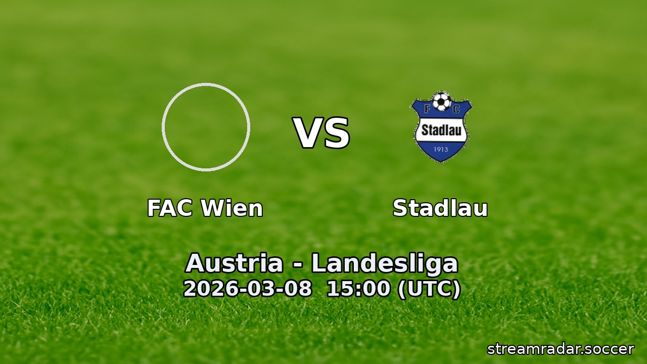 FAC Wien vs Stadlau