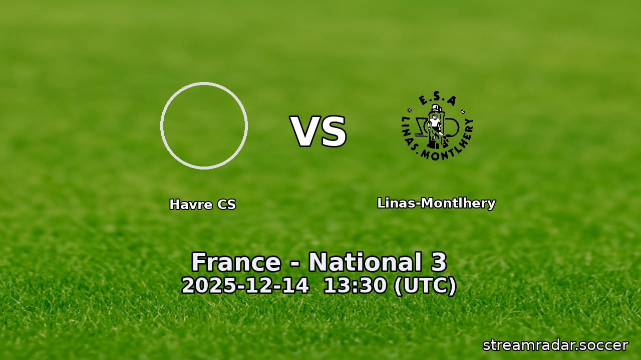 Havre CS vs Linas-Montlhery