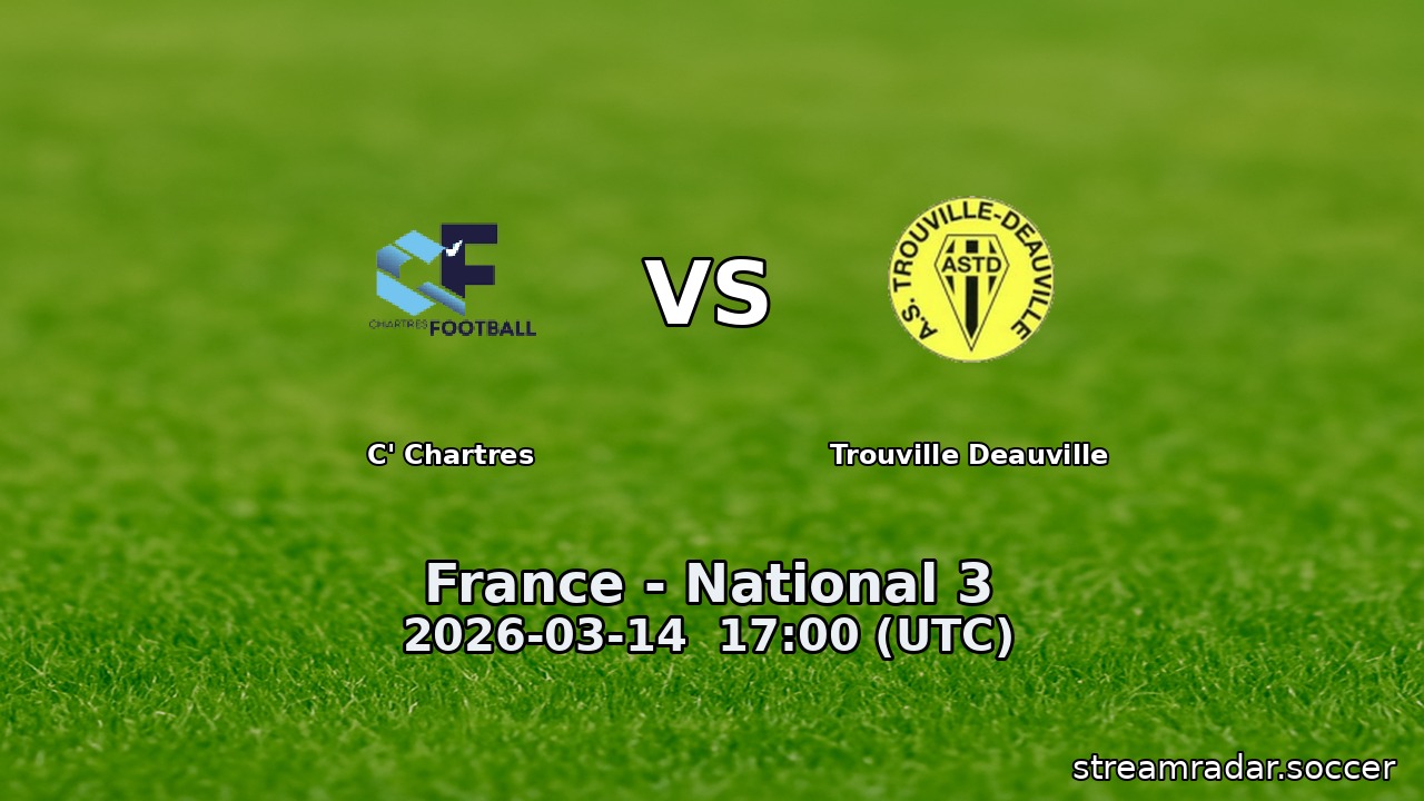 C' Chartres vs Trouville Deauville