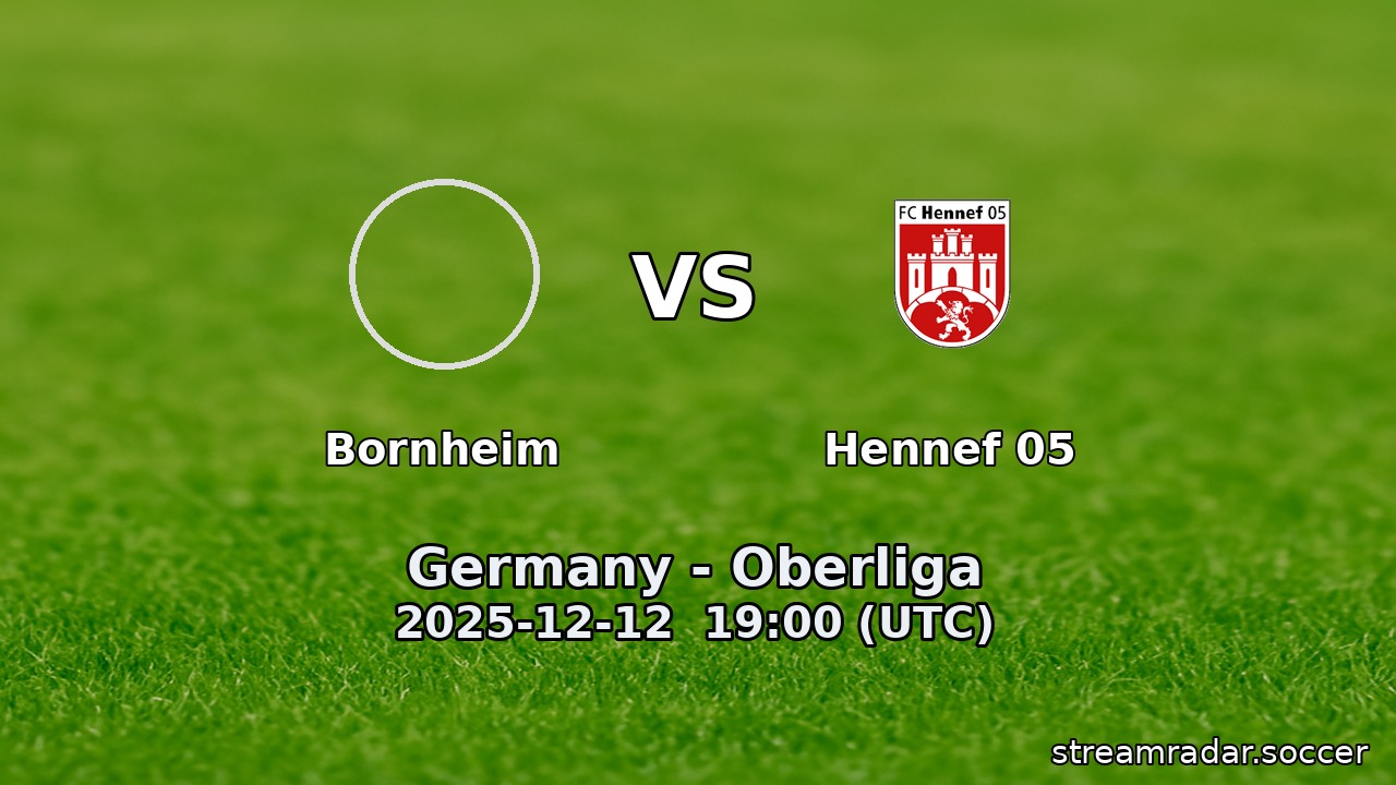 Bornheim vs Hennef 05