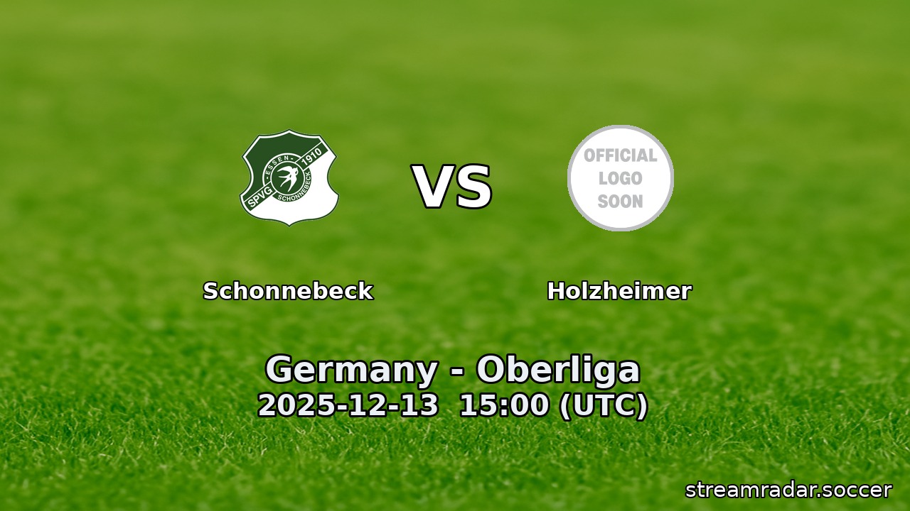 Schonnebeck vs Holzheimer