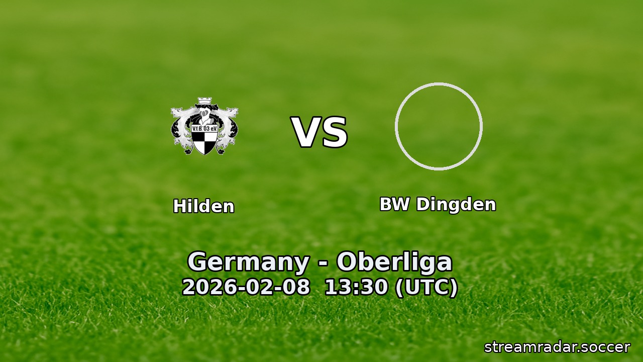 Hilden vs BW Dingden