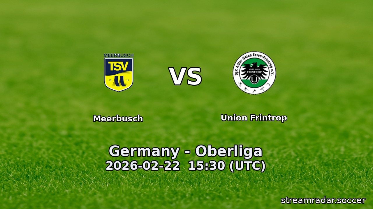 Meerbusch vs Union Frintrop