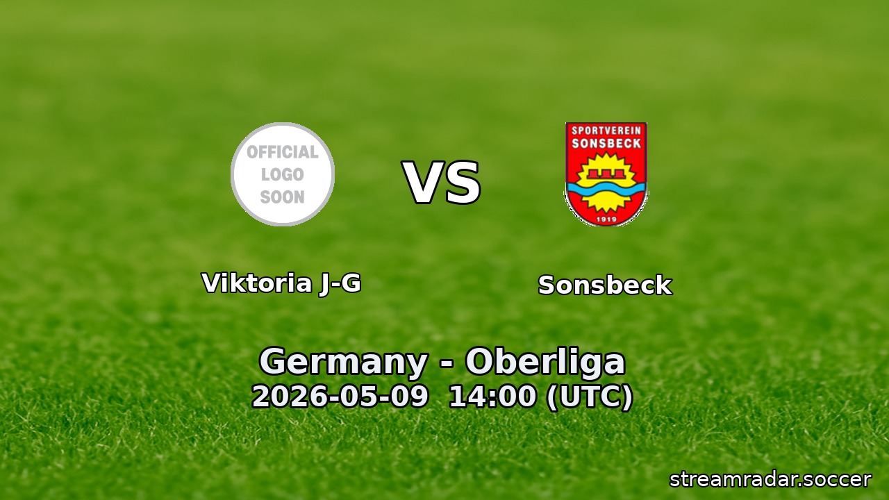 Viktoria J-G vs Sonsbeck