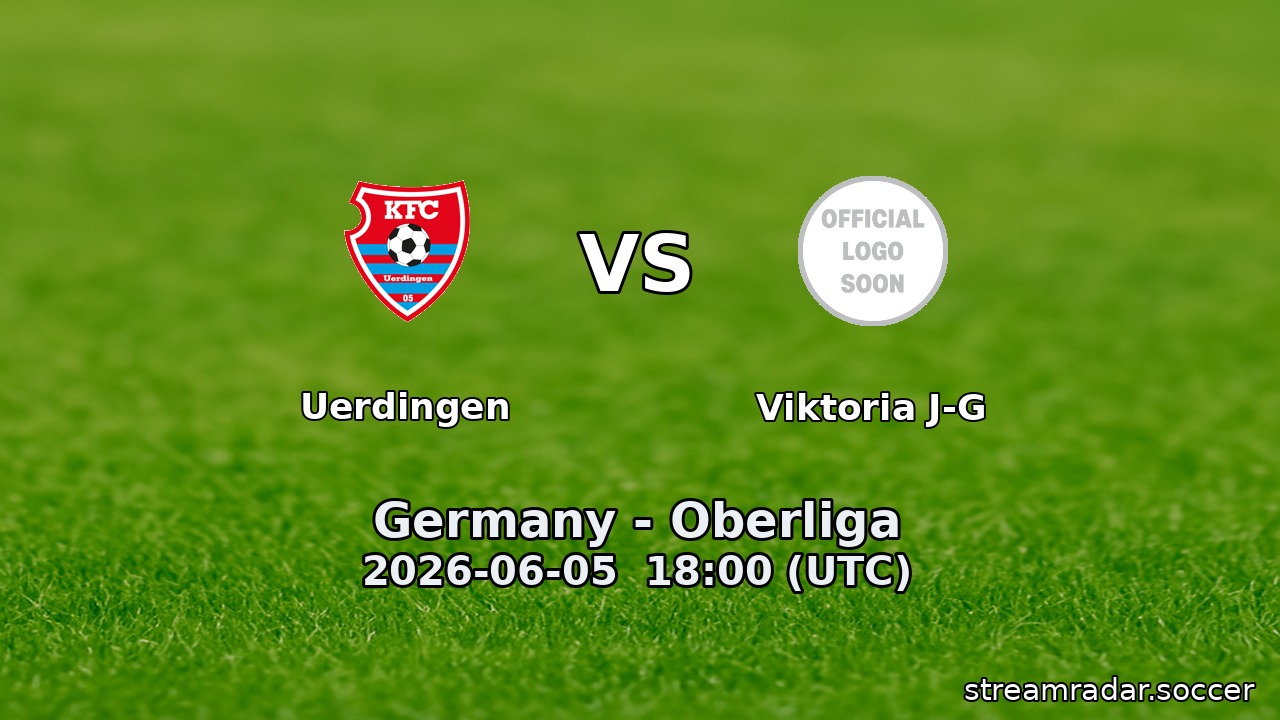 Uerdingen vs Viktoria J-G