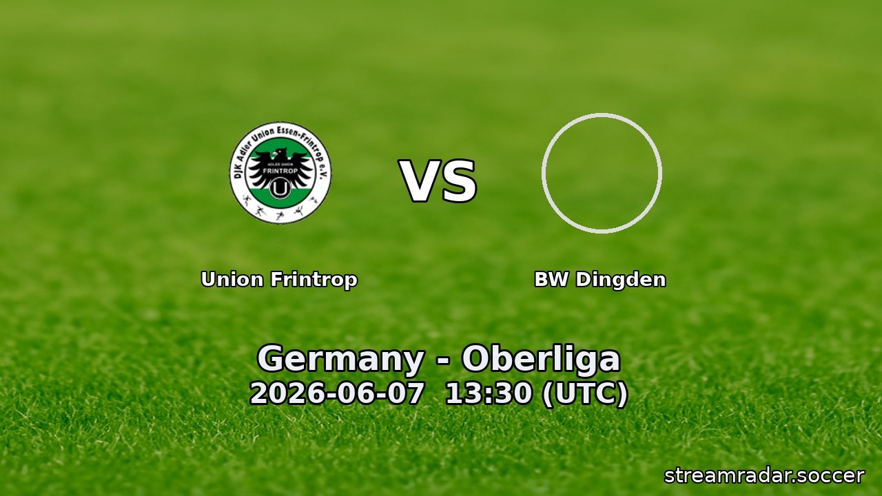 Union Frintrop vs BW Dingden