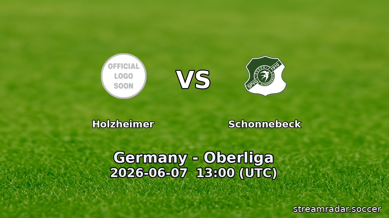 Holzheimer vs Schonnebeck