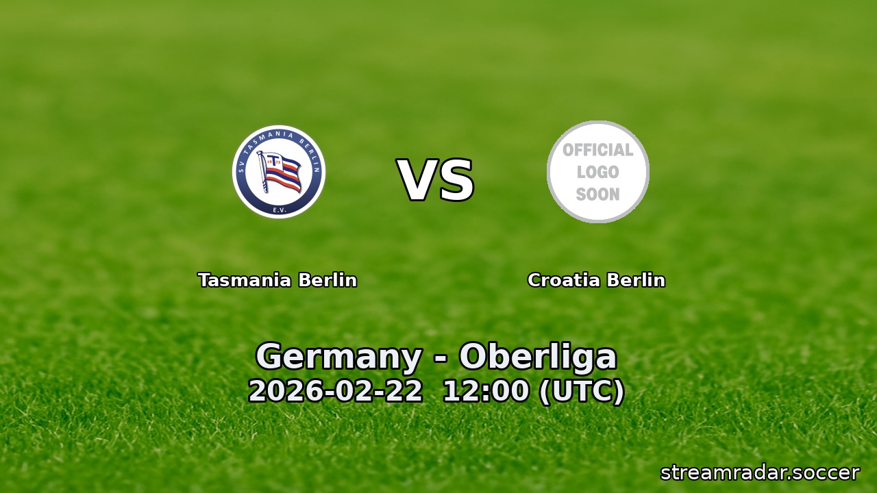 Tasmania Berlin vs Croatia Berlin