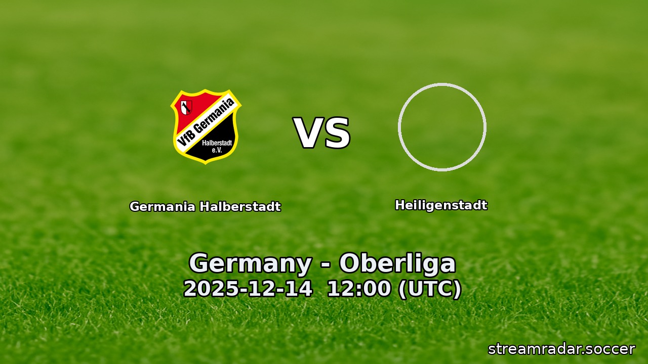 Germania Halberstadt vs Heiligenstadt