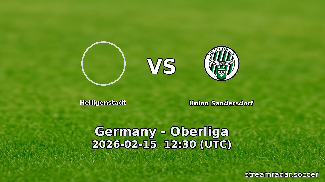 Heiligenstadt vs Union Sandersdorf