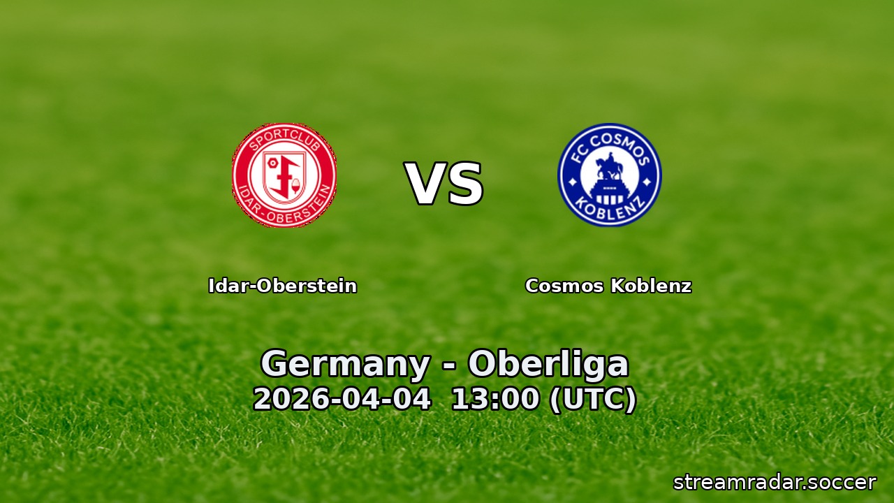Idar-Oberstein vs Cosmos Koblenz