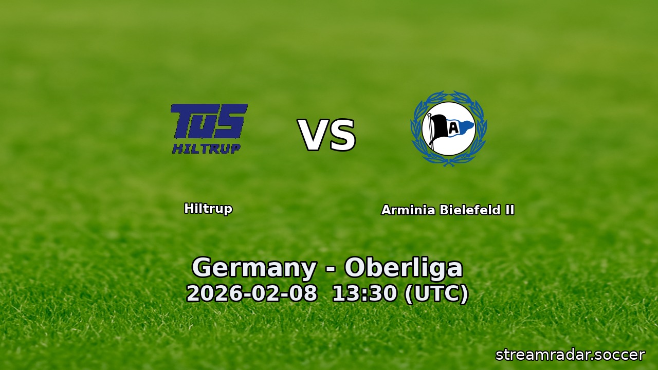 Hiltrup vs Arminia Bielefeld II
