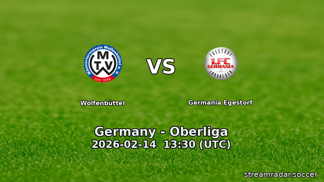 Wolfenbüttel vs Germania Egestorf