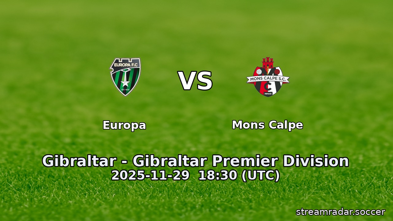 Europa vs Mons Calpe