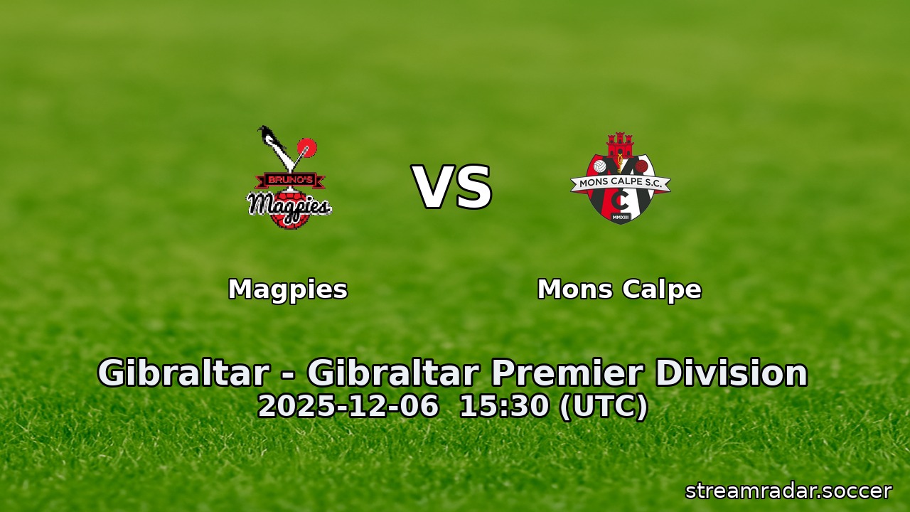 Magpies vs Mons Calpe