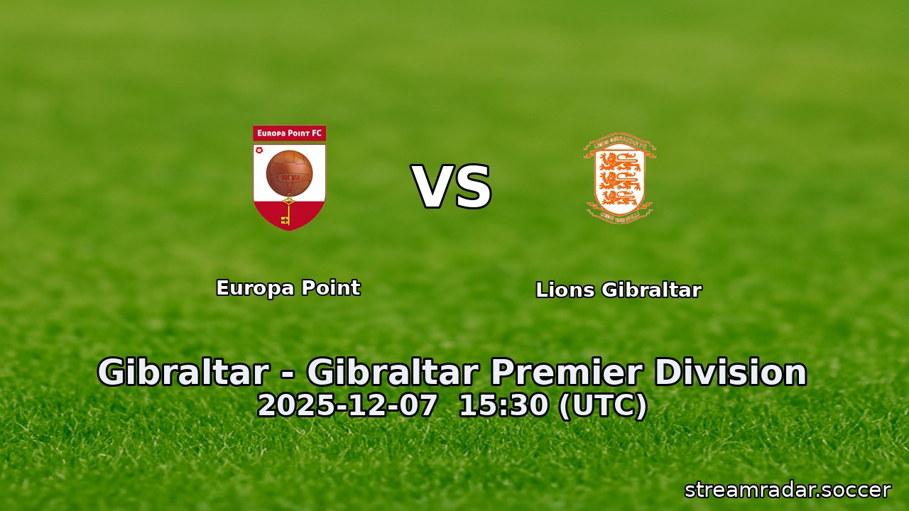 Europa Point vs Lions Gibraltar