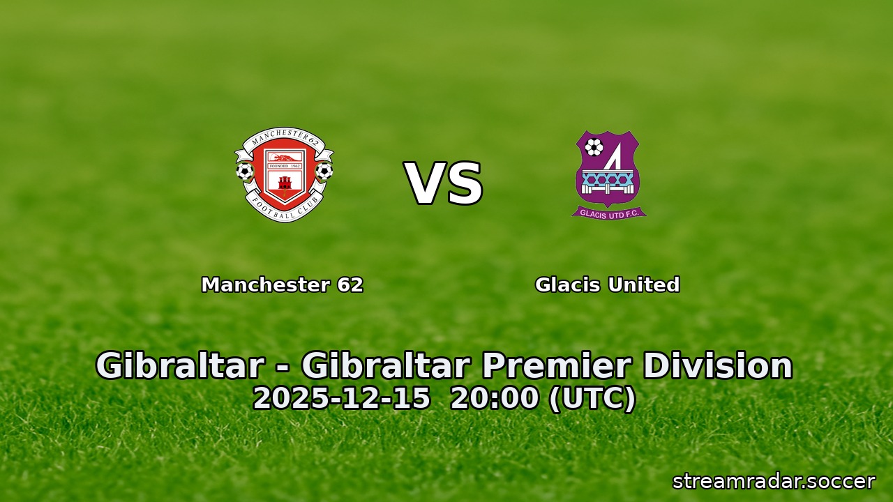 Manchester 62 vs Glacis United