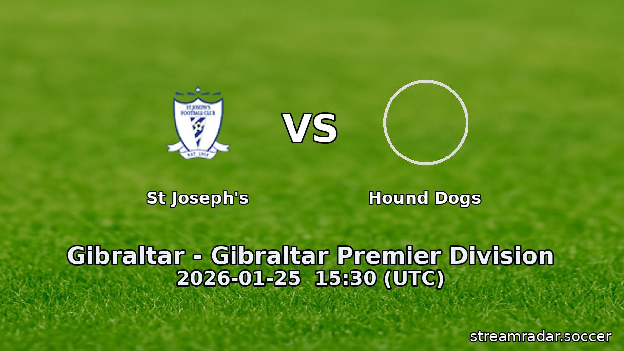 St Joseph's vs Hound Dogs