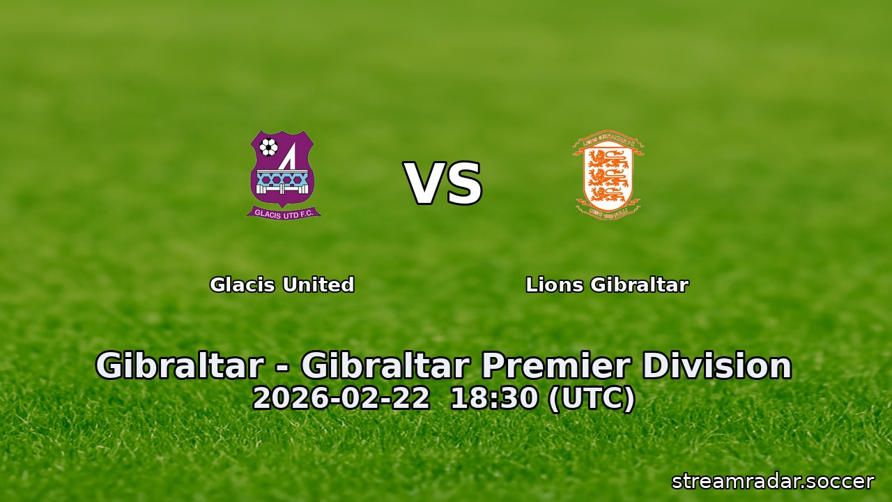 Glacis United vs Lions Gibraltar