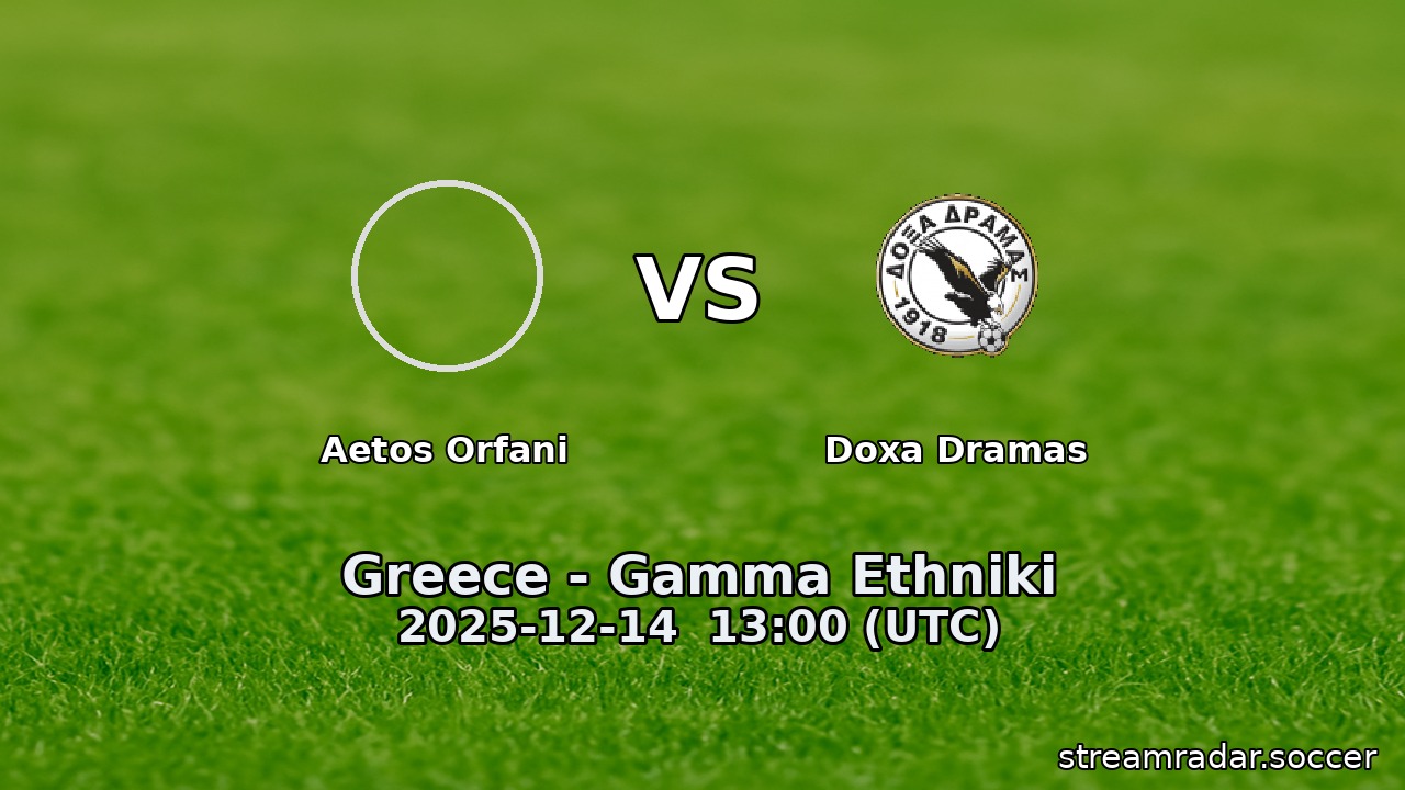 Aetos Orfani vs Doxa Dramas