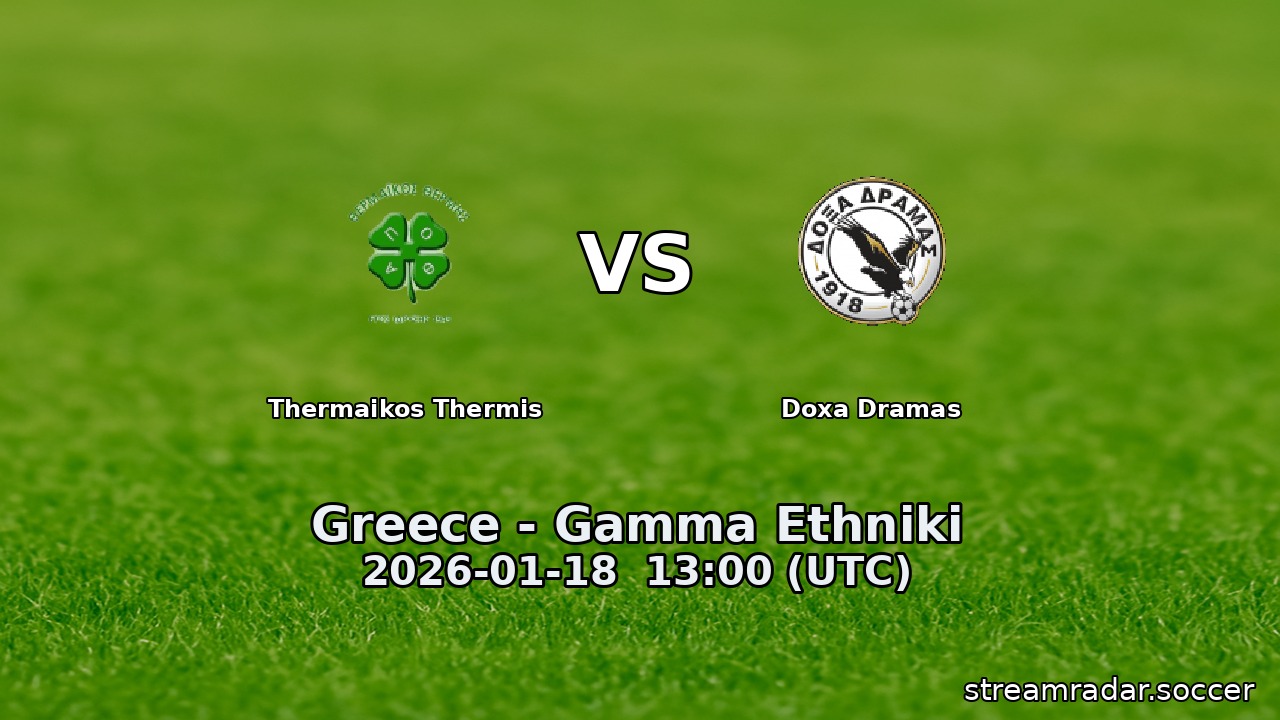 Thermaikos Thermis vs Doxa Dramas