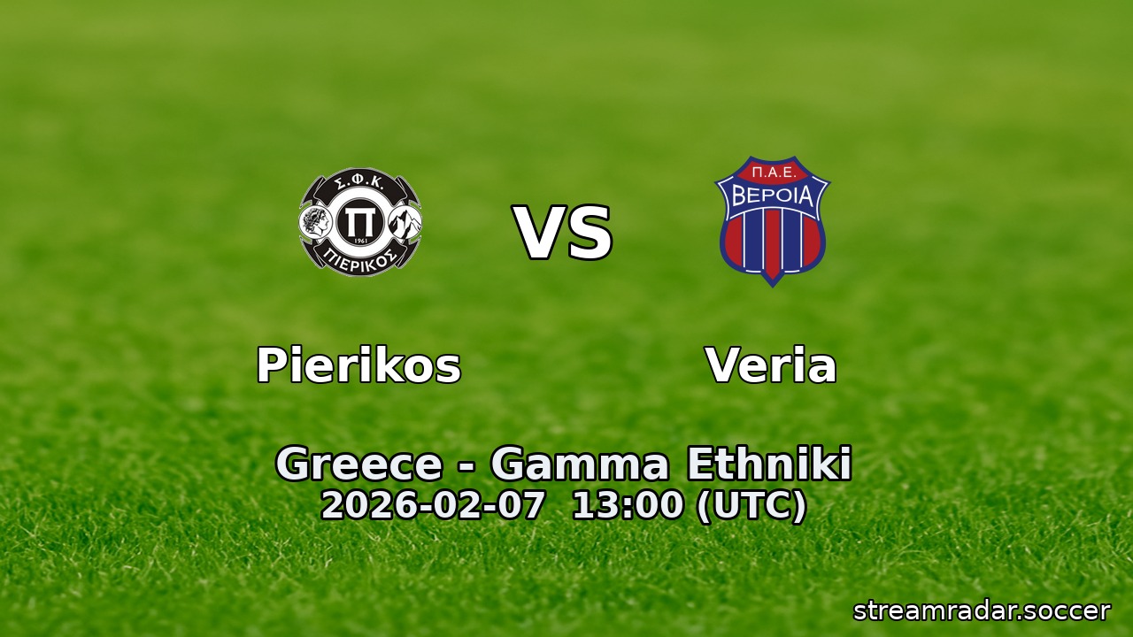 Pierikos vs Veria