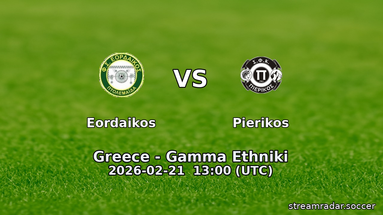 Eordaikos vs Pierikos