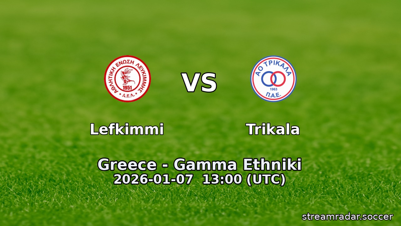 Lefkimmi vs Trikala