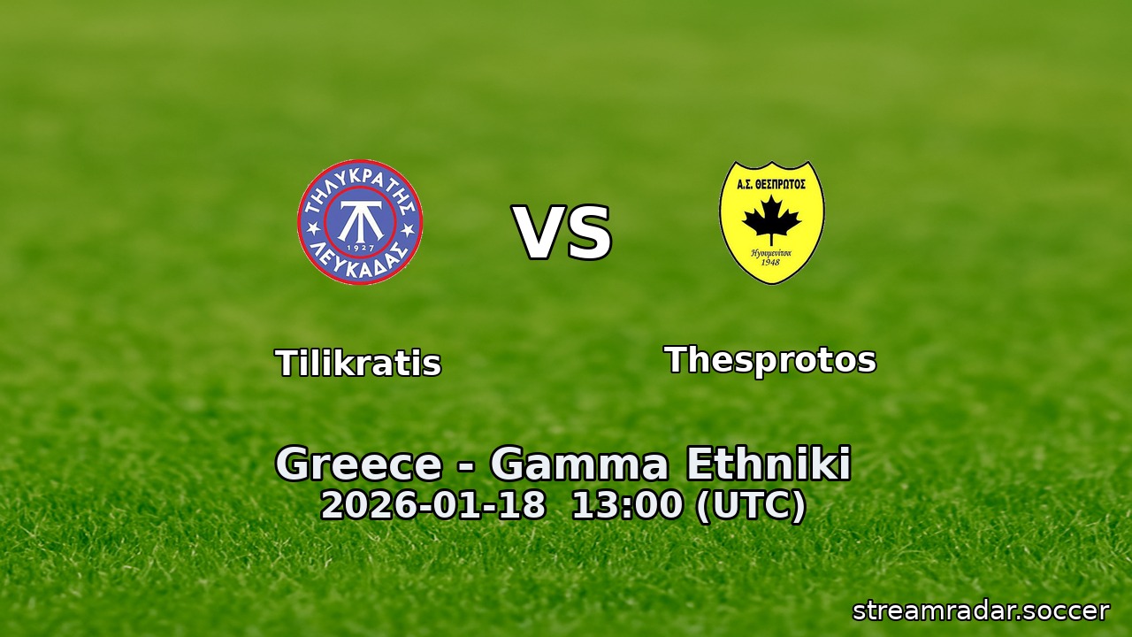 Tilikratis vs Thesprotos